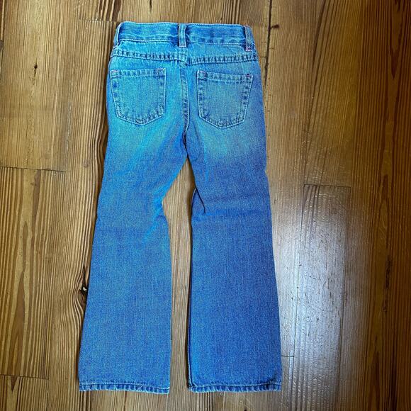 Floral Embroidered Kids Denim Jeans - Picture 4 of 4